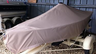 Boat Cover with Vent
